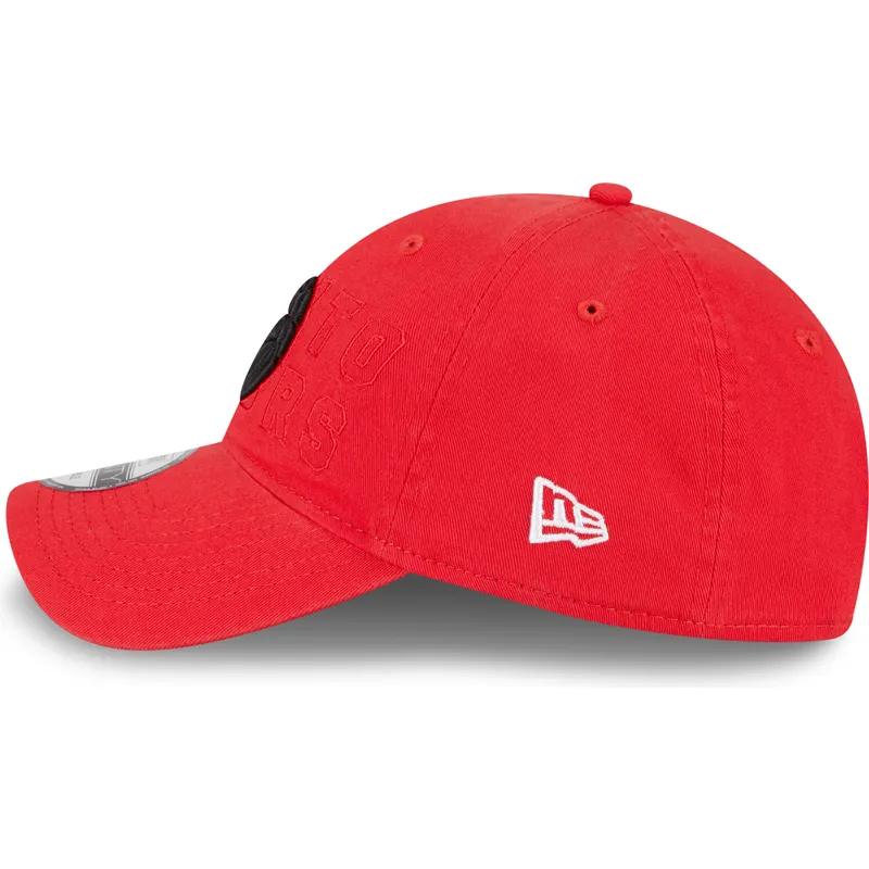 rote-verstellbare-gebogene-kappe-9twenty-draft-edition-2023-der-toronto-raptors-nba-von-new-era rote-verstellbare-gebogene-kappe-9twenty-draft-edition-2023-der-toronto-raptors-nba-von-new-era