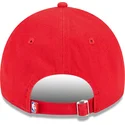 rote-verstellbare-gebogene-kappe-9twenty-draft-edition-2023-der-toronto-raptors-nba-von-new-era