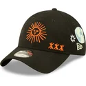 mutzen-gebogen-schwarz-verstellbares-band-9twenty-von-new-era