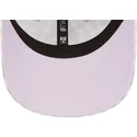 hellviolette-gebogene-verstellbare-damenkappe-9twenty-gingham-der-new-york-yankees-mlb-von-new-era