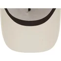 mutzen-gebogen-beige-snapback-a-frame-tech-ripstop-der-los-angeles-dodgers-mlb-von-new-era
