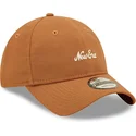braune-verstellbare-curved-cap-9twenty-linen-von-new-era