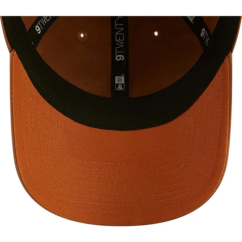 braune-verstellbare-curved-cap-9twenty-linen-von-new-era