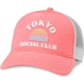 Mützen gebogen rosa snapback Social Club Riptide Valin von American Needle