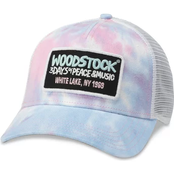 Casquette trucker multicolore snapback Woodstock Valin American Needle