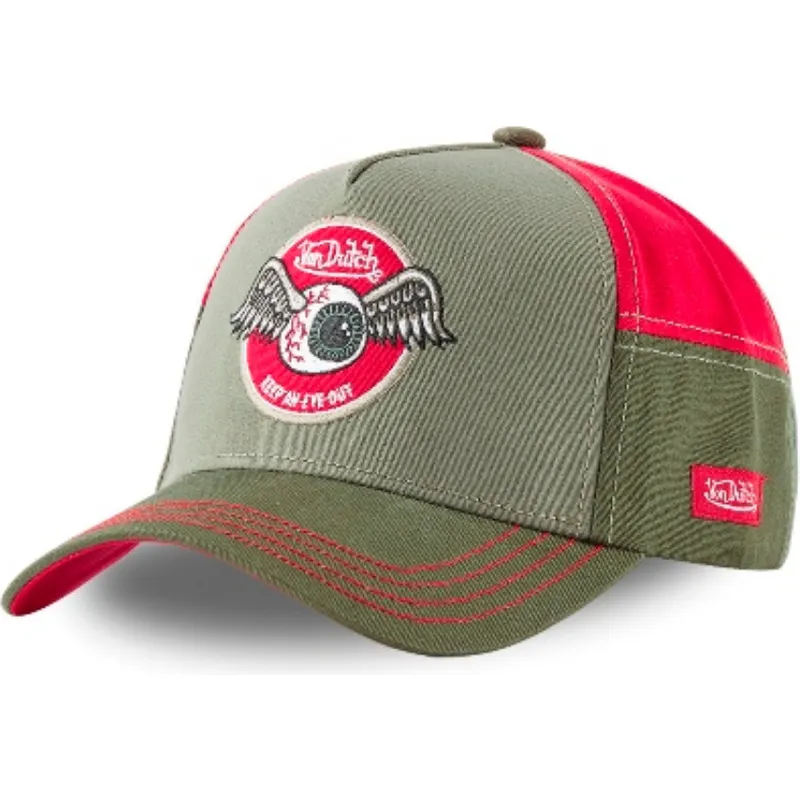 trucker-cap-grun-und-rot-avin-gre-von-von-dutch trucker-cap-grun-und-rot-avin-gre-von-von-dutch