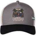 casquette-trucker-grise-et-noire-surfboard-delivery-hft-coastal