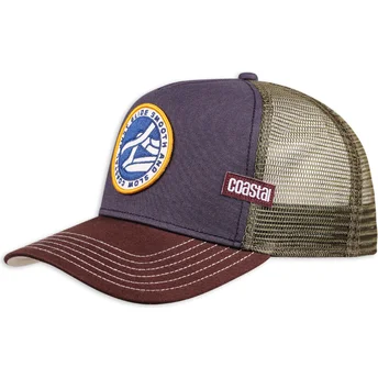 Mützen gebogen mehrfarbig snapback Just Glide Smooth And Slow HFT von Coastal