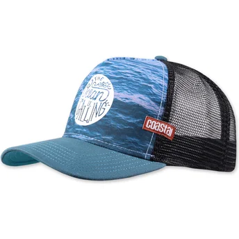 Mützen gebogen blau snapback The Ocean Is Calling HFT von Coastal