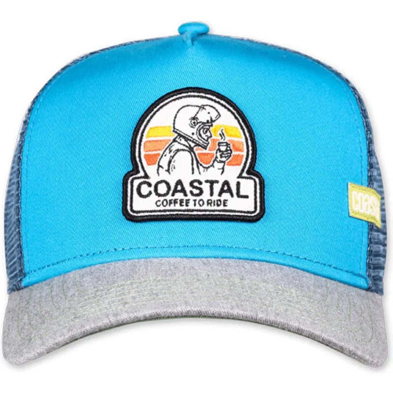 trucker-cap-blau-und-grau-coffee-to-ride-hft-von-coastal trucker-cap-blau-und-grau-coffee-to-ride-hft-von-coastal