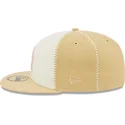 mutzen-flach-beige-angepasst-rosa-59fifty-seam-stitch-der-new-york-yankees-mlb-von-new-era