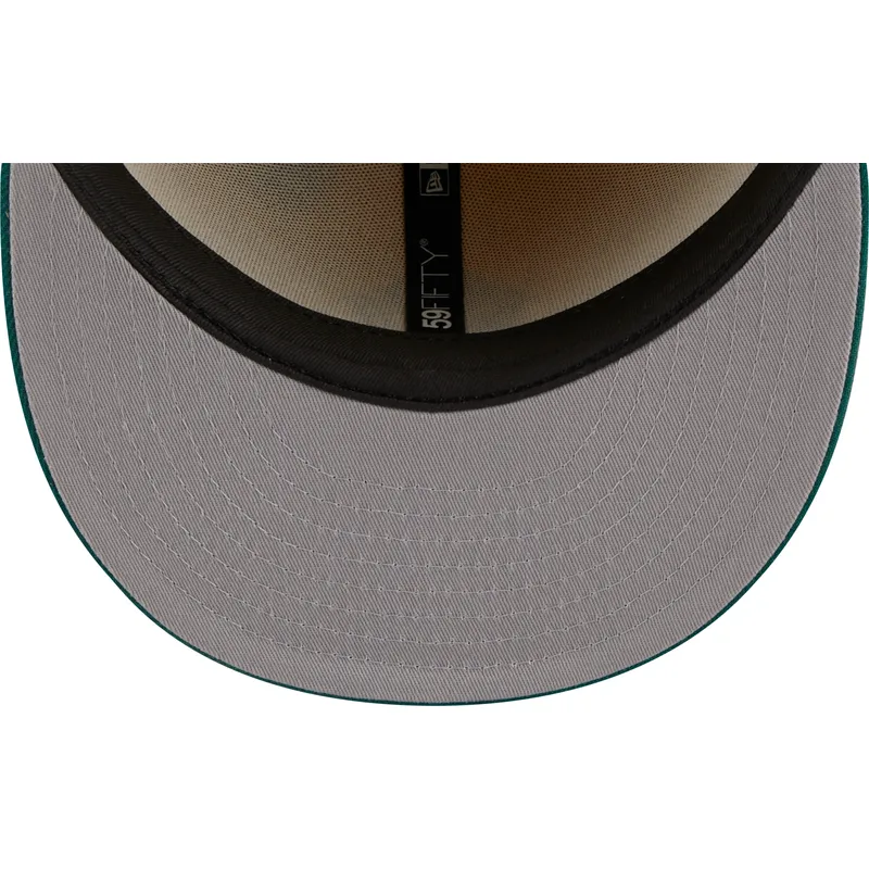 flache-beige-und-grune-anliegende-kappe-59fifty-the-elements-earth-pin-der-new-york-yankees-mlb-von-new-era