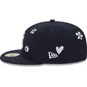 marineblaue-angepasste-59fifty-sunlight-pop-flat-cap-der-new-york-yankees-mlb-von-new-era