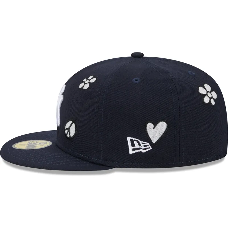 marineblaue-angepasste-59fifty-sunlight-pop-flat-cap-der-new-york-yankees-mlb-von-new-era