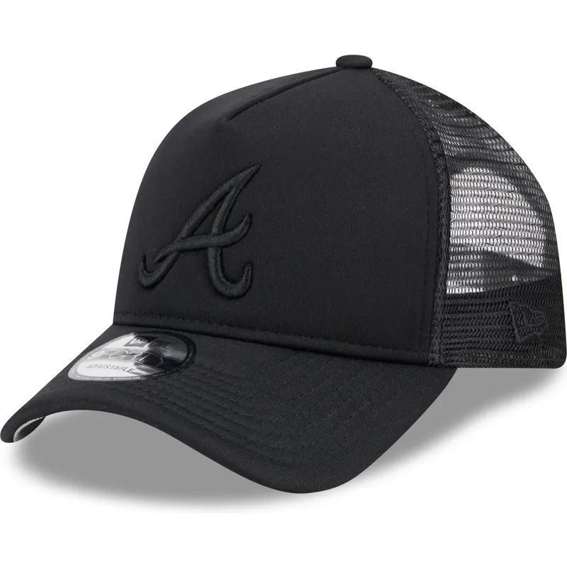 mutzen-gebogen-schwarz-snapback-9forty-a-frame-all-day-der-atlanta-braves-mlb-von-new-era