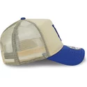 casquette-trucker-beige-et-bleue-9forty-a-frame-all-day-trucker-los-angeles-dodgers-mlb-new-era