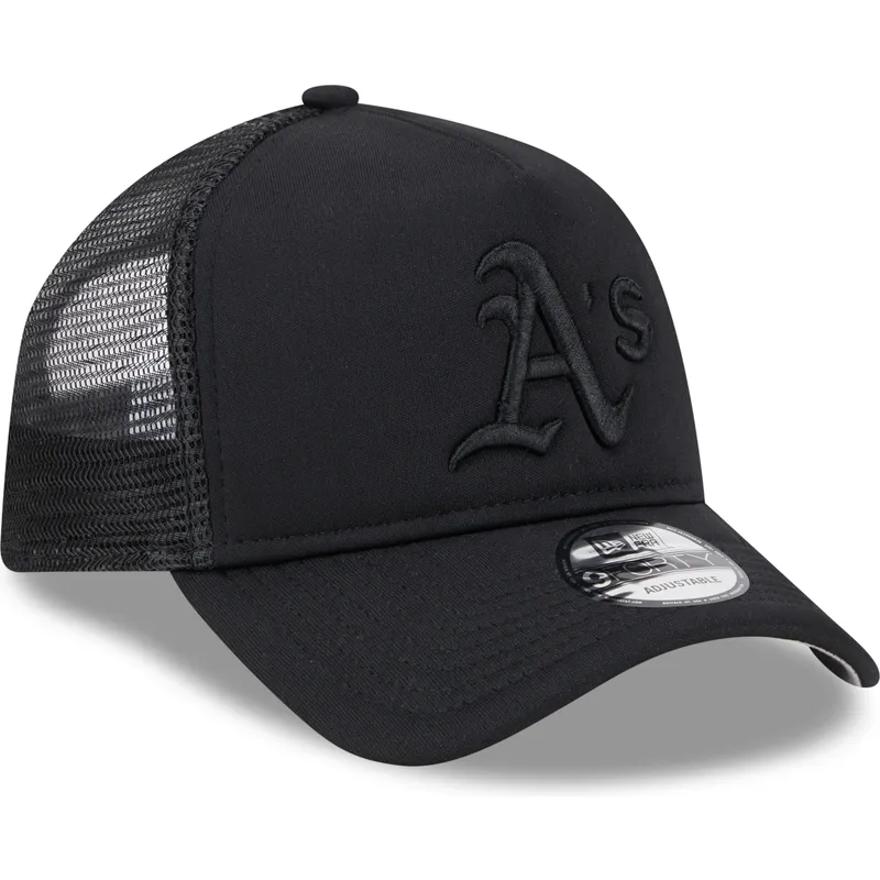 mutzen-gebogen-schwarz-snapback-9forty-a-frame-all-day-der-oakland-athletics-mlb-von-new-era