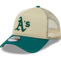 mutzen-gebogen-beige-snapback-9forty-a-frame-all-day-der-oakland-athletics-mlb-von-new-era