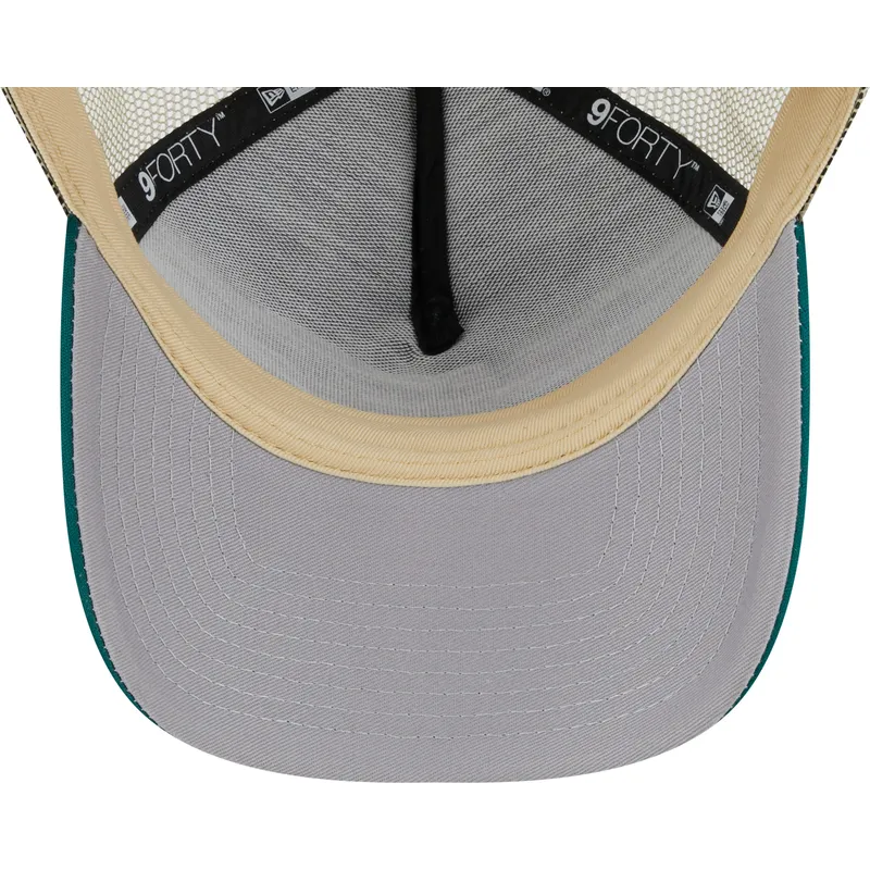 mutzen-gebogen-beige-snapback-9forty-a-frame-all-day-der-oakland-athletics-mlb-von-new-era
