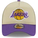 mutzen-gebogen-beige-snapback-9forty-a-frame-all-day-der-los-angeles-lakers-nba-von-new-era