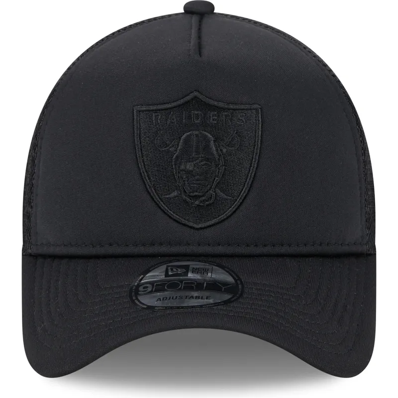 mutzen-gebogen-schwarz-snapback-9forty-a-frame-all-day-der-las-vegas-raiders-nfl-von-new-era mutzen-gebogen-schwarz-snapback-9forty-a-frame-all-day-der-las-vegas-raiders-nfl-von-new-era