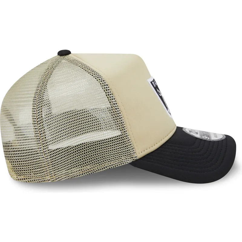 mutzen-gebogen-beige-snapback-9forty-a-frame-all-day-der-las-vegas-raiders-nfl-von-new-era
