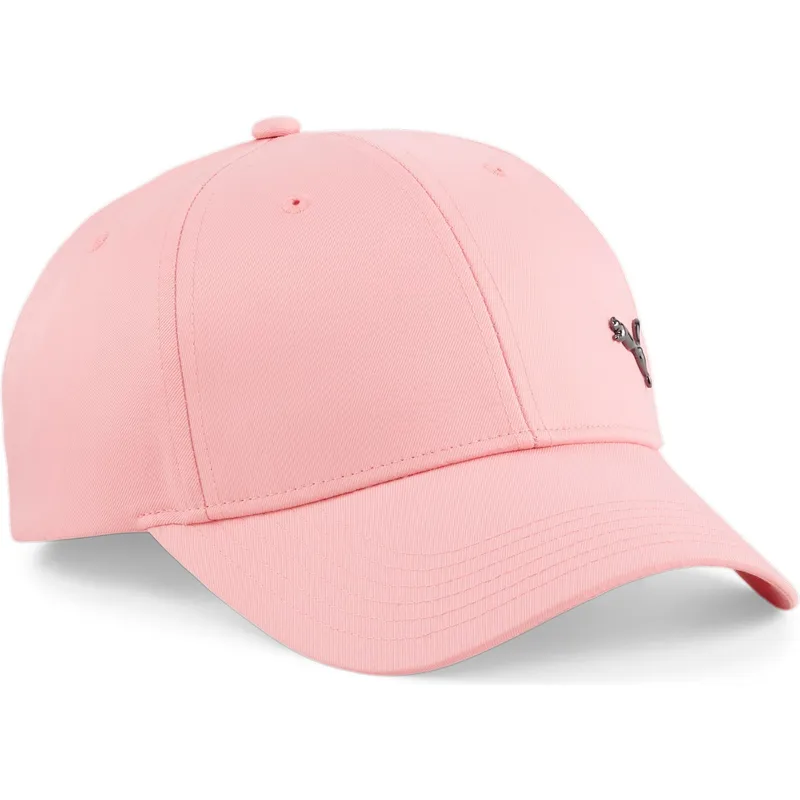 verstellbare-rosa-gebogene-kappe-metal-cat-smooth-von-puma verstellbare-rosa-gebogene-kappe-metal-cat-smooth-von-puma