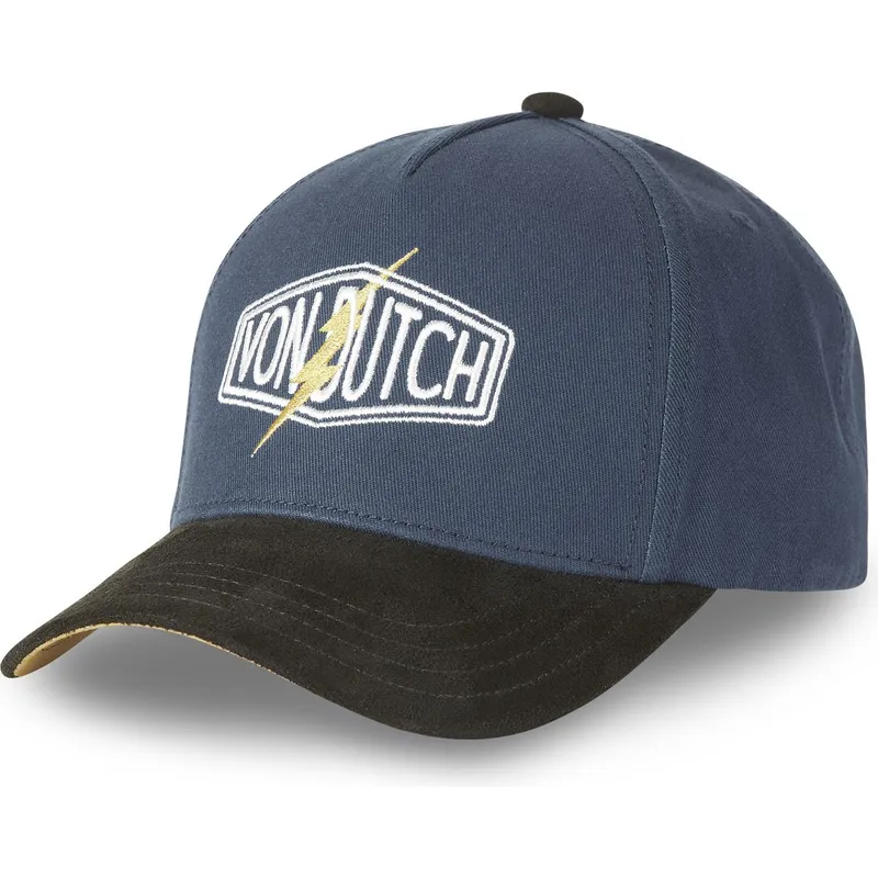 gebogene-verstellbare-marineblaue-und-schwarze-kappe-fla3-von-von-dutch gebogene-verstellbare-marineblaue-und-schwarze-kappe-fla3-von-von-dutch