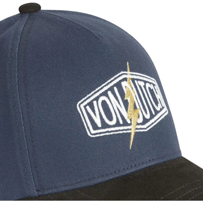 gebogene-verstellbare-marineblaue-und-schwarze-kappe-fla3-von-von-dutch gebogene-verstellbare-marineblaue-und-schwarze-kappe-fla3-von-von-dutch