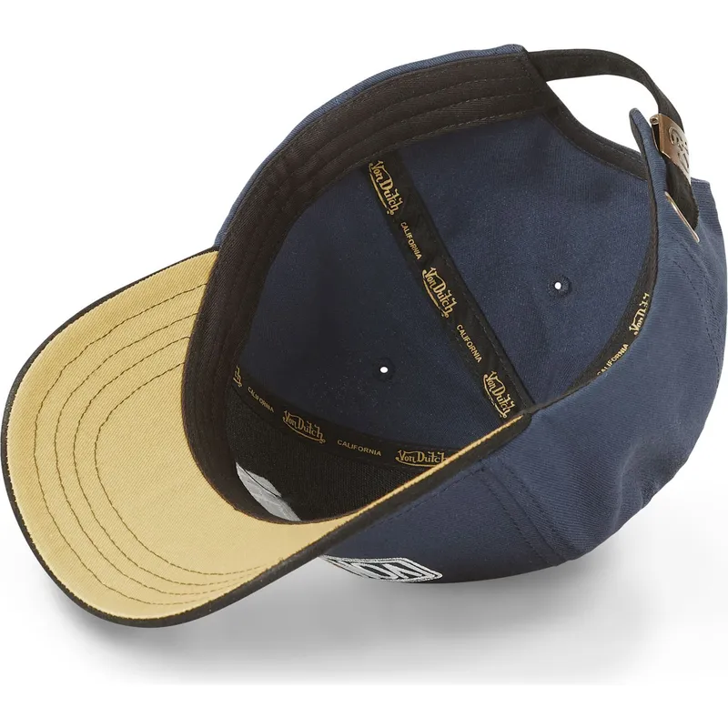 gebogene-verstellbare-marineblaue-und-schwarze-kappe-fla3-von-von-dutch gebogene-verstellbare-marineblaue-und-schwarze-kappe-fla3-von-von-dutch