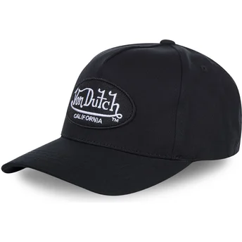 Von Dutch Curved Brim LOFB02 Black Adjustable Cap