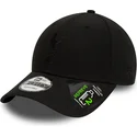 schwarze-verstellbare-curved-cap-mit-schwarzem-logo-9forty-repreve-von-tottenham-hotspur-football-club-premier-league-von-new-er