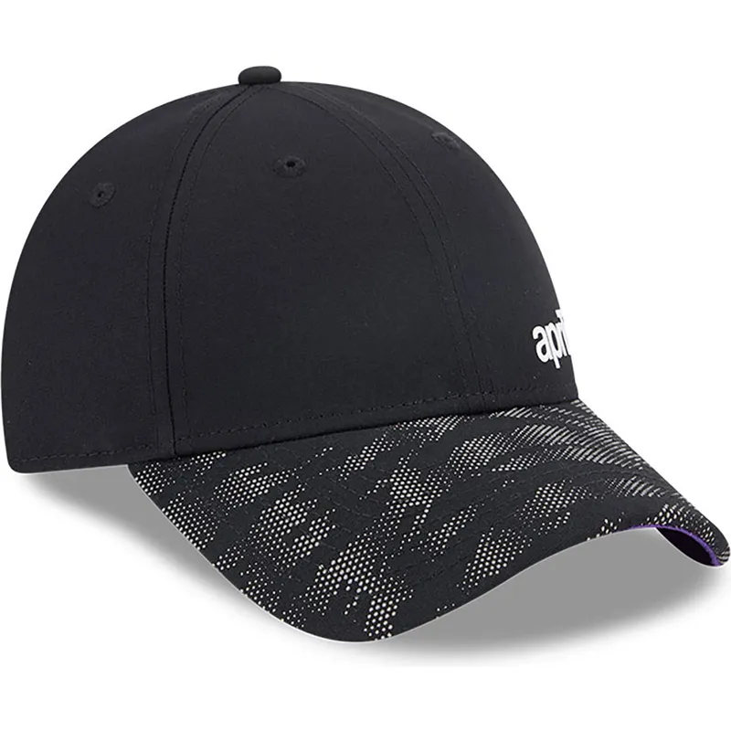 schwarze-verstellbare-curved-cap-9forty-reflective-visor-von-aprilia-piaggio-von-new-era schwarze-verstellbare-curved-cap-9forty-reflective-visor-von-aprilia-piaggio-von-new-era