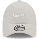 casquette-courbee-beige-ajustable-9forty-seasonal-vespa-piaggio-new-era