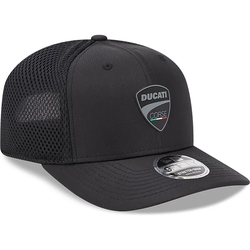 mutzen-gebogen-schwarz-snapback-9fifty-stretch-snap-ripstop-der-ducati-motor-motogp-von-new-era mutzen-gebogen-schwarz-snapback-9fifty-stretch-snap-ripstop-der-ducati-motor-motogp-von-new-era