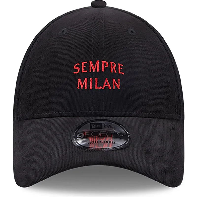 mutzen-gebogen-schwarz-verstellbares-band-sempre-milan-9forty-needle-cord-der-ac-milan-serie-a-von-new-era