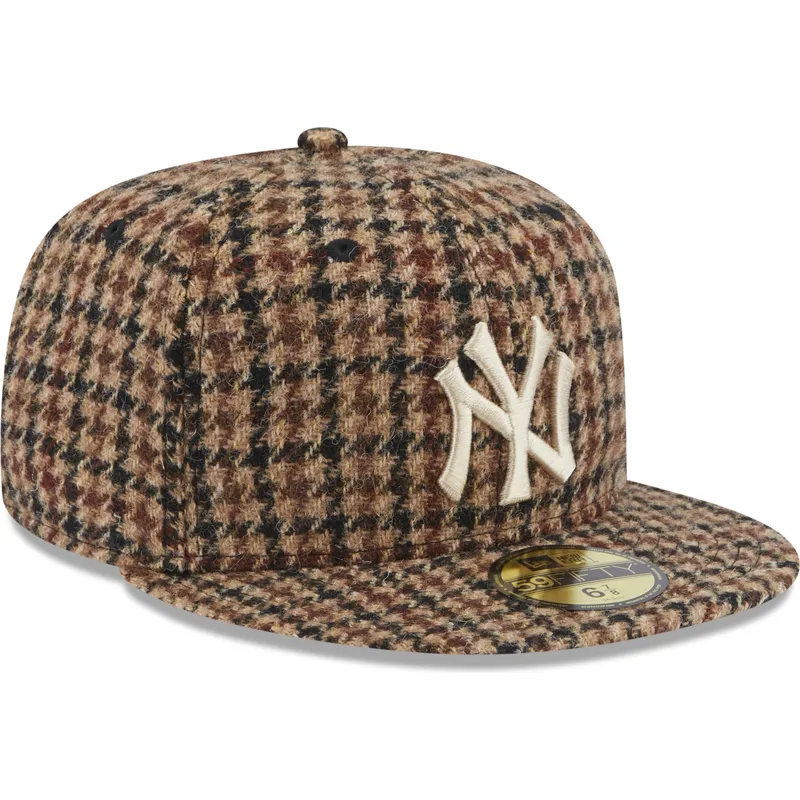 mutzen-flach-braun-angepasst-59fifty-harris-tweed-der-new-york-yankees-mlb-von-new-era mutzen-flach-braun-angepasst-59fifty-harris-tweed-der-new-york-yankees-mlb-von-new-era