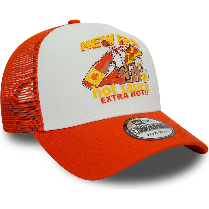 mutzen-gebogen-orange-snapback-a-frame-von-new-era mutzen-gebogen-orange-snapback-a-frame-von-new-era