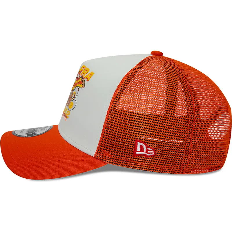 mutzen-gebogen-orange-snapback-a-frame-von-new-era mutzen-gebogen-orange-snapback-a-frame-von-new-era