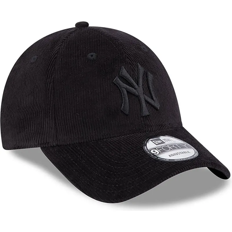 mutzen-gebogen-schwarz-verstellbares-band-9forty-cord-der-new-york-yankees-mlb-von-new-era