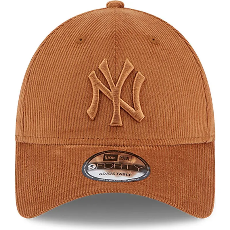 mutzen-gebogen-braun-verstellbares-band-9forty-cord-der-new-york-yankees-mlb-von-new-era mutzen-gebogen-braun-verstellbares-band-9forty-cord-der-new-york-yankees-mlb-von-new-era