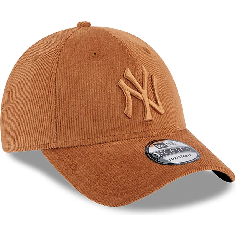 mutzen-gebogen-braun-verstellbares-band-9forty-cord-der-new-york-yankees-mlb-von-new-era mutzen-gebogen-braun-verstellbares-band-9forty-cord-der-new-york-yankees-mlb-von-new-era