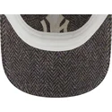 mutzen-gebogen-grau-verstellbares-band-9twenty-tweed-pack-der-new-york-yankees-mlb-von-new-era
