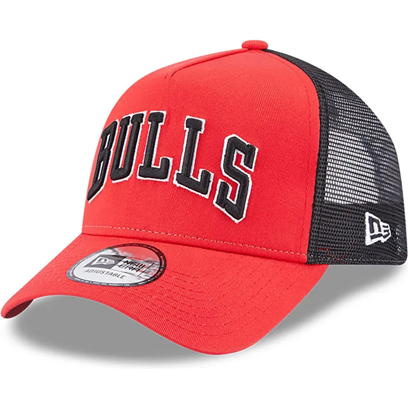 mutzen-gebogen-rot-snapback-a-frame-team-script-der-chicago-bulls-nba-von-new-era