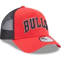mutzen-gebogen-rot-snapback-a-frame-team-script-der-chicago-bulls-nba-von-new-era