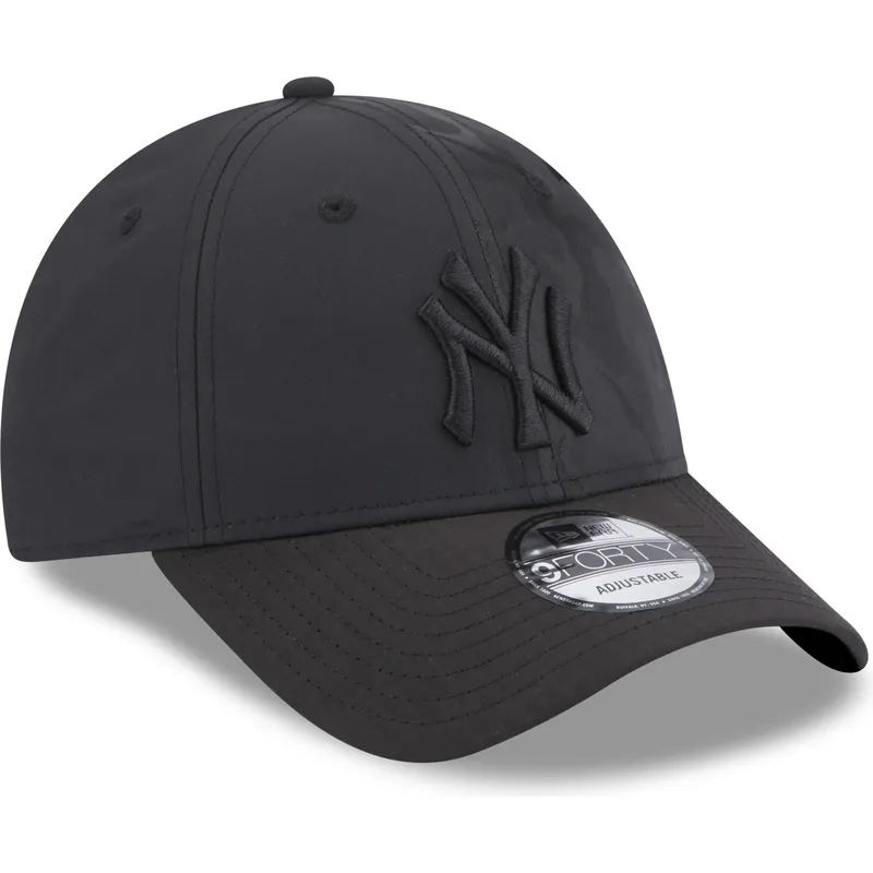 mutzen-gebogen-schwarz-verstellbares-band-9forty-multi-texture-der-new-york-yankees-mlb-von-new-era mutzen-gebogen-schwarz-verstellbares-band-9forty-multi-texture-der-new-york-yankees-mlb-von-new-era