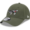 mutzen-gebogen-grun-verstellbares-band-9forty-der-silvestre-looney-tunes-von-new-era