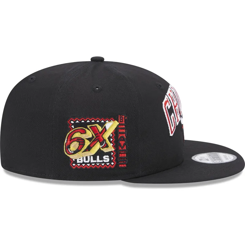 schwarze-flache-snapback-kappe-9fifty-patch-der-chicago-bulls-nba-von-new-era
