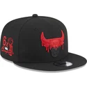 casquette-plate-noire-snapback-9fifty-team-drip-chicago-bulls-nba-new-era