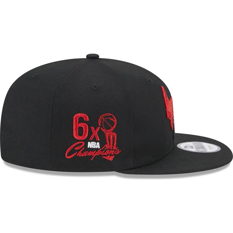 mutzen-flach-schwarz-snapback-9fifty-team-drip-der-chicago-bulls-nba-von-new-era